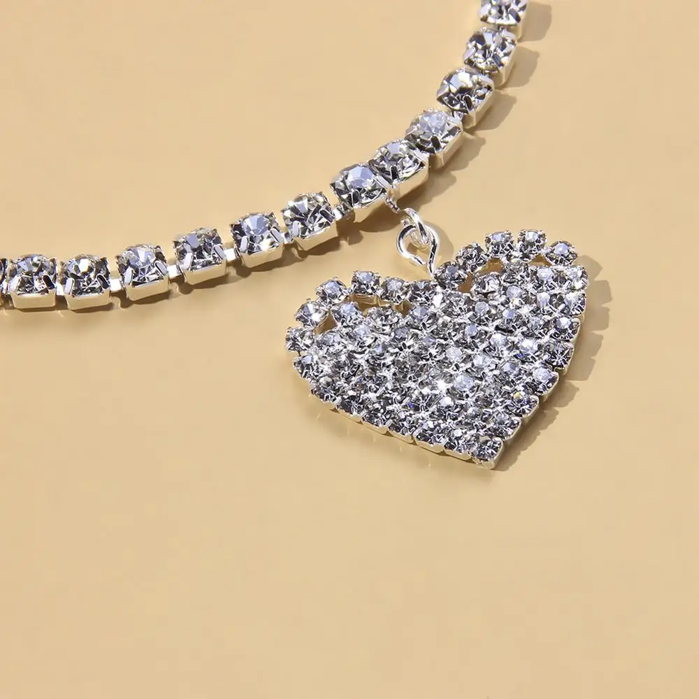 Shimmering Heart Anklet