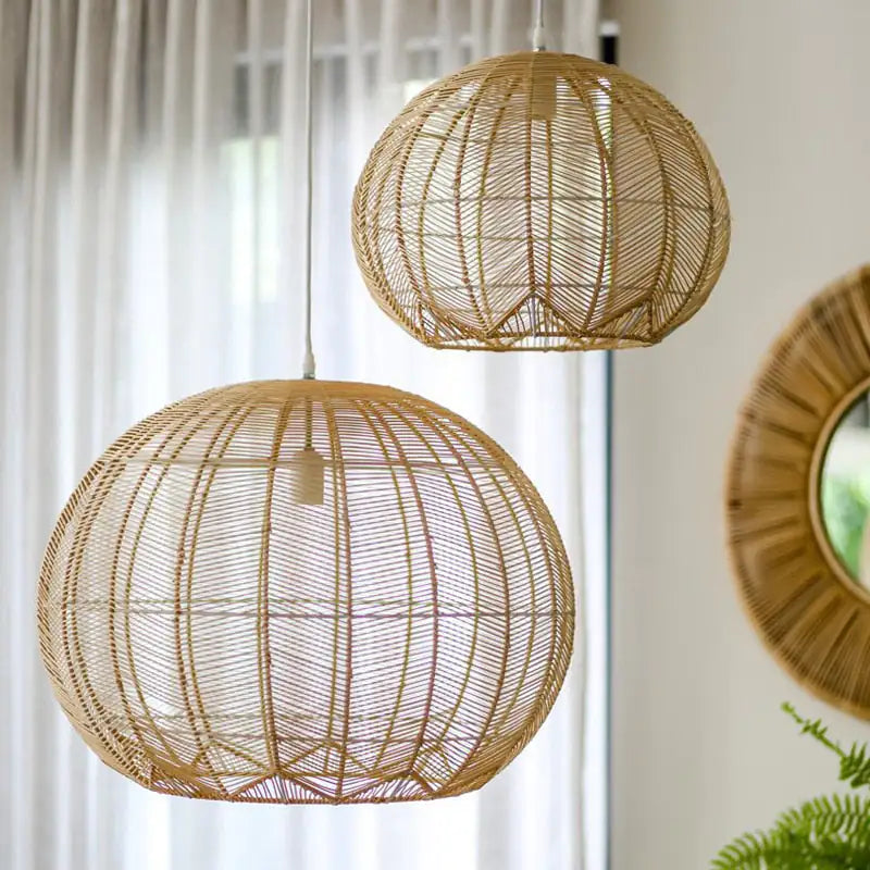 Zen Bamboo Hanging Lamps