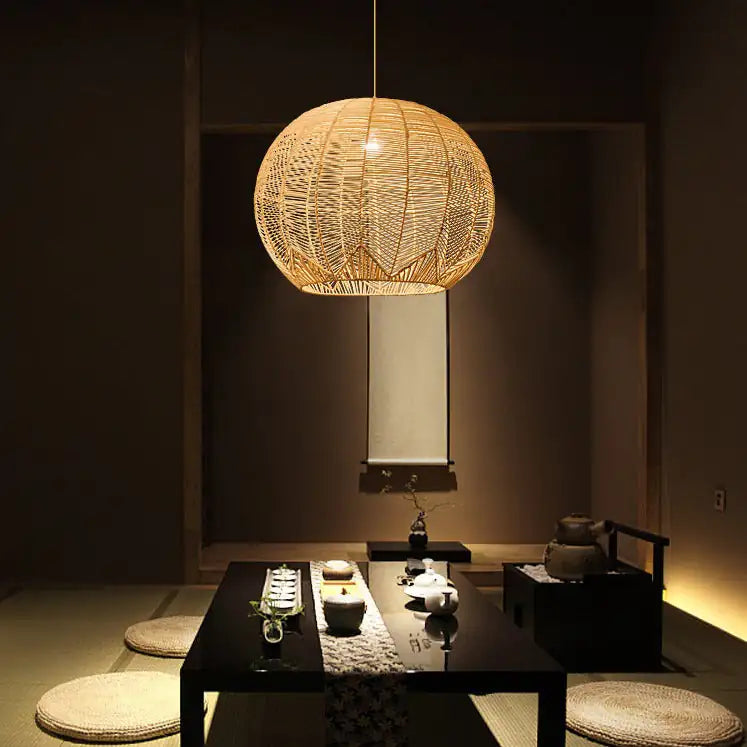 Zen Bamboo Hanging Lamps