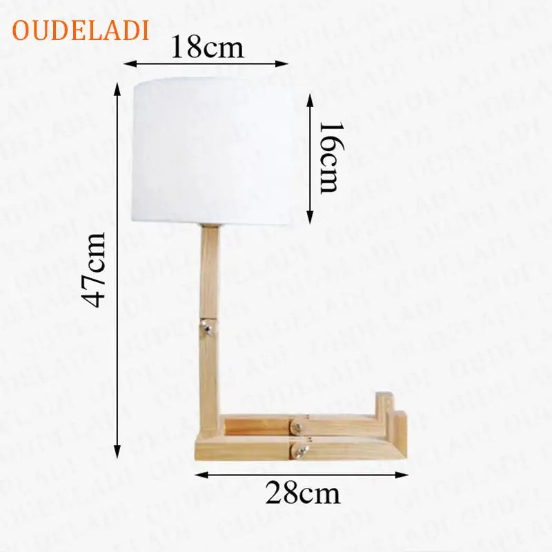 Wooden Table Lamp