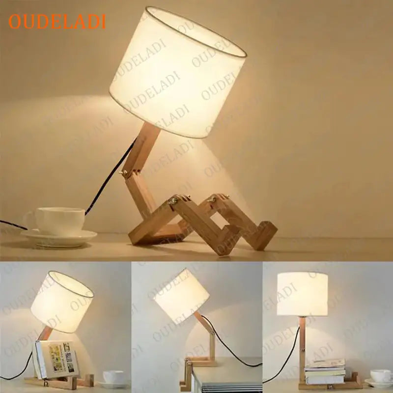 Wooden Table Lamp